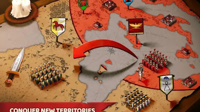 دمر الأعداء الذين يقتربون منك في لعبة Grow Empire: Rome
